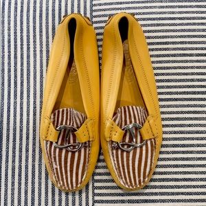 Tod’s Driving Moccasins with brown zebra print